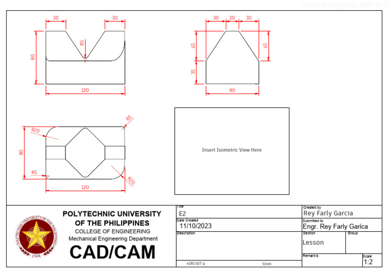 E2 Drawing v1 | PDF
