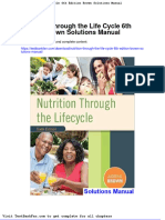 Full Download Nutrition Through The Life Cycle 6th Edition Brown Solutions Manual