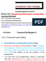 Manage Production System of Coop