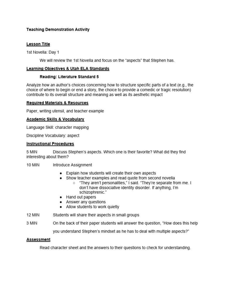 Legion teaching unit pdf learning rubric academic 