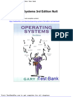 Full Download Operating Systems 3rd Edition Nutt Test Bank