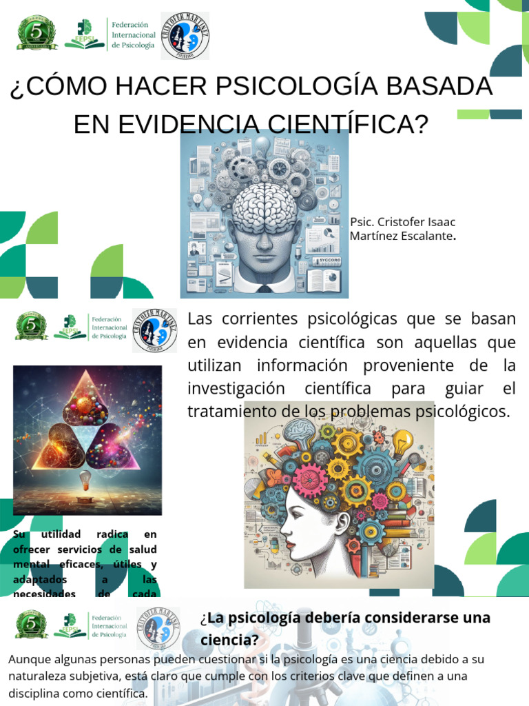 Psicología Basada en Evidencia Científica | PDF | Sicología | Psicoterapia