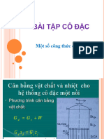 Bài giải BT Cô đặc