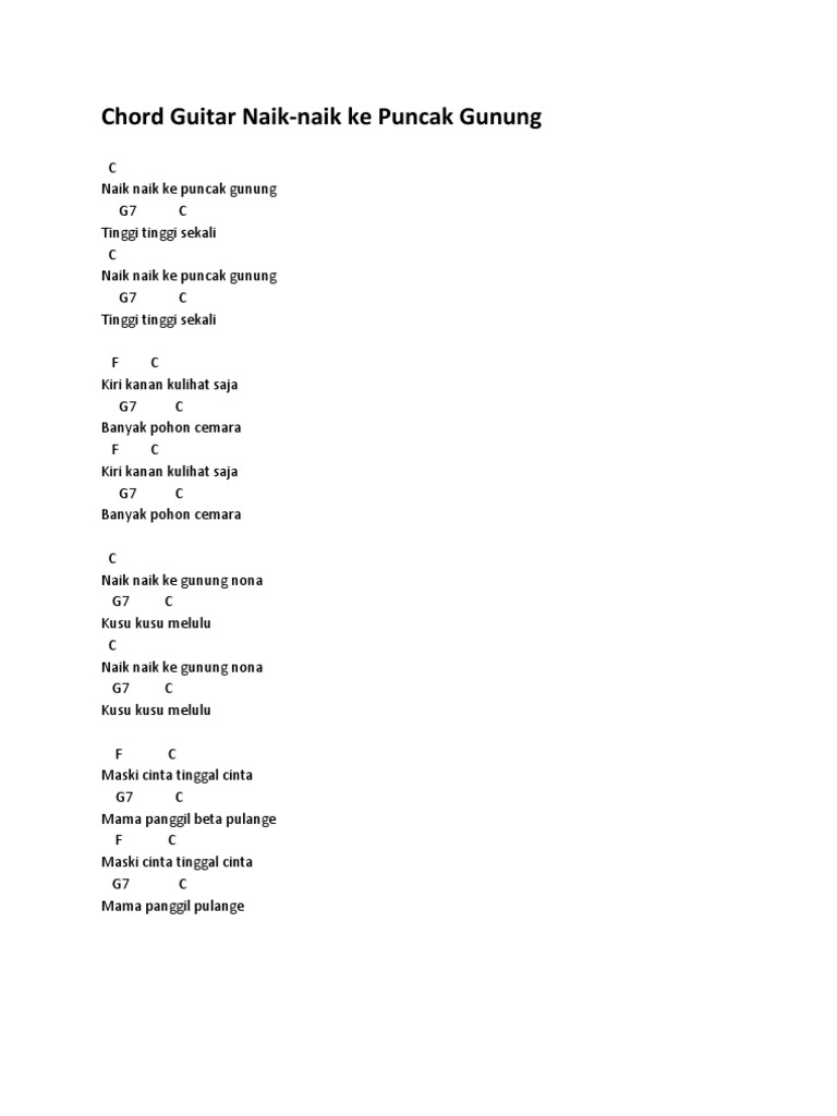 Chord Guitar Naik Pdf