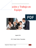 Integración y Trabajo en Equipo Autor Dr. Ramón Aguirre Vara