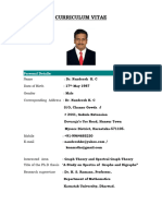 Dr. Nandeesh K. C DR - Nandeesh K.C - CV PDF