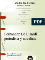 Fernández de Lizardi, Periodista y Novelista