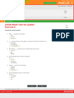 Exercise 5 - Mode Report - Online Practice (Workbook) Unit 8 Nature 8.5 Grammar - Grade 6d - MyEnglishLab