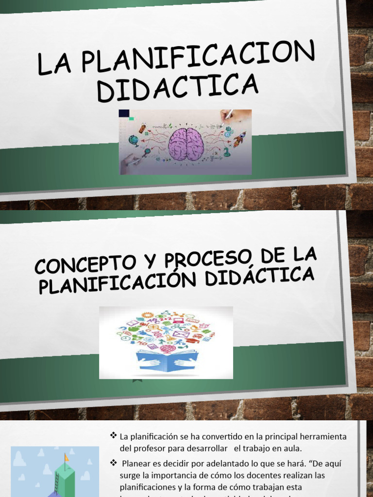 Tipos y Proceso de Planificación Didáctica | PDF | Plan de estudios ...