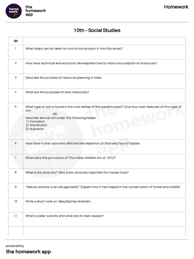 Questions Geography Pdf Soil Agriculture