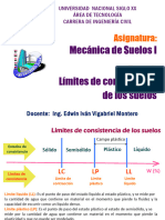 Cap 4 Diapositivas LIMITES DE CONSISTENCIA DEL SUELO