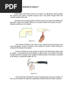 Centroids and Centers of Gravity