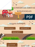 Komoditas Ternak Kesayangan (Sapi)