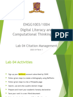 ENGG1003 Lab04 CitationManagement