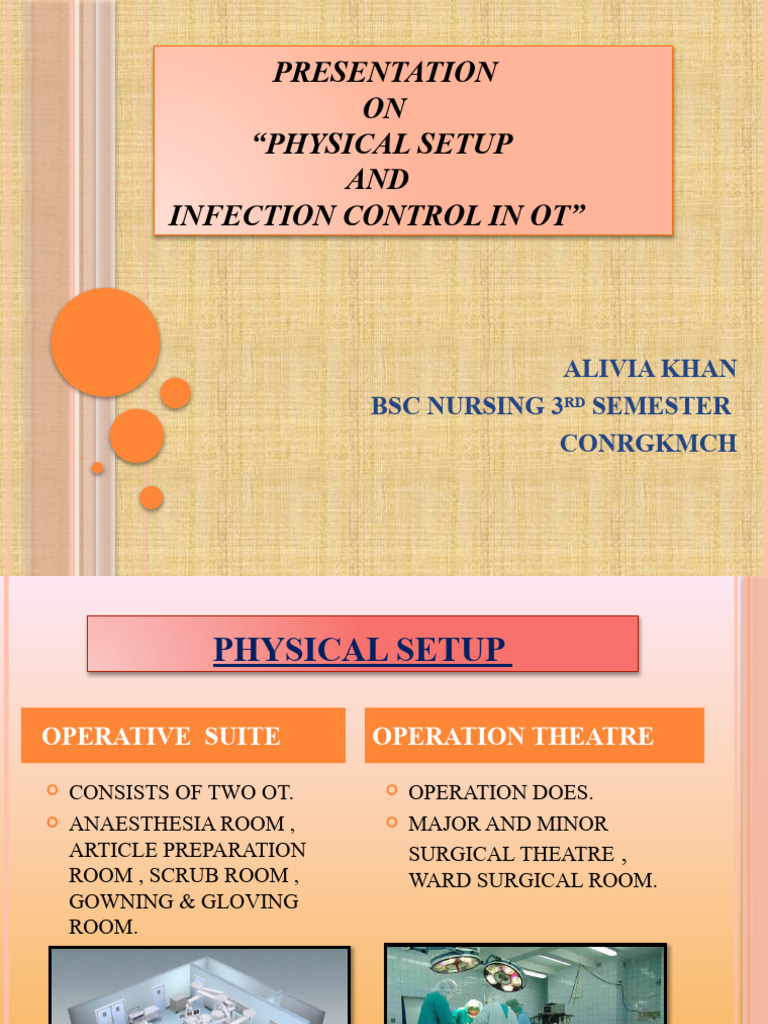 Presentation On Ot 1 Pdf Sterilization Microbiology Medical