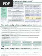 Customization Best Practices