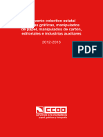 Convenio Colectivo Estatal de Artes Gráficas, Manipulados de Papel, Manipulados de Cartón, Editoriales e Industrias Auxiliares