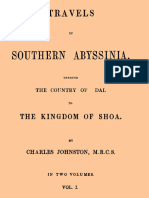 Charles Johnston - Travels in Southern Abyssinia, Volume I