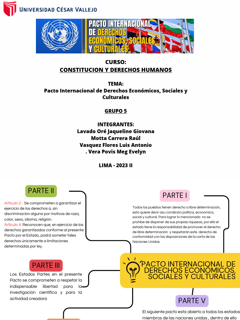 Mapa Conceptual Derechos Humanos | Descargar gratis PDF