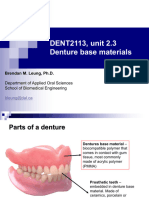 2 - Denture Materials PMMA