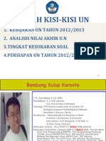 Bedah Kisi-Kisi UN 2013