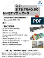 C7 - Thiết kế TB truyền nhiệt vỏ ống