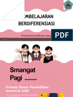 Pembelajaran Bediferensiasi