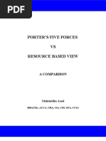 Download Porters Five Forces Vs Resource based View by Mohi Asad SN69117573 doc pdf