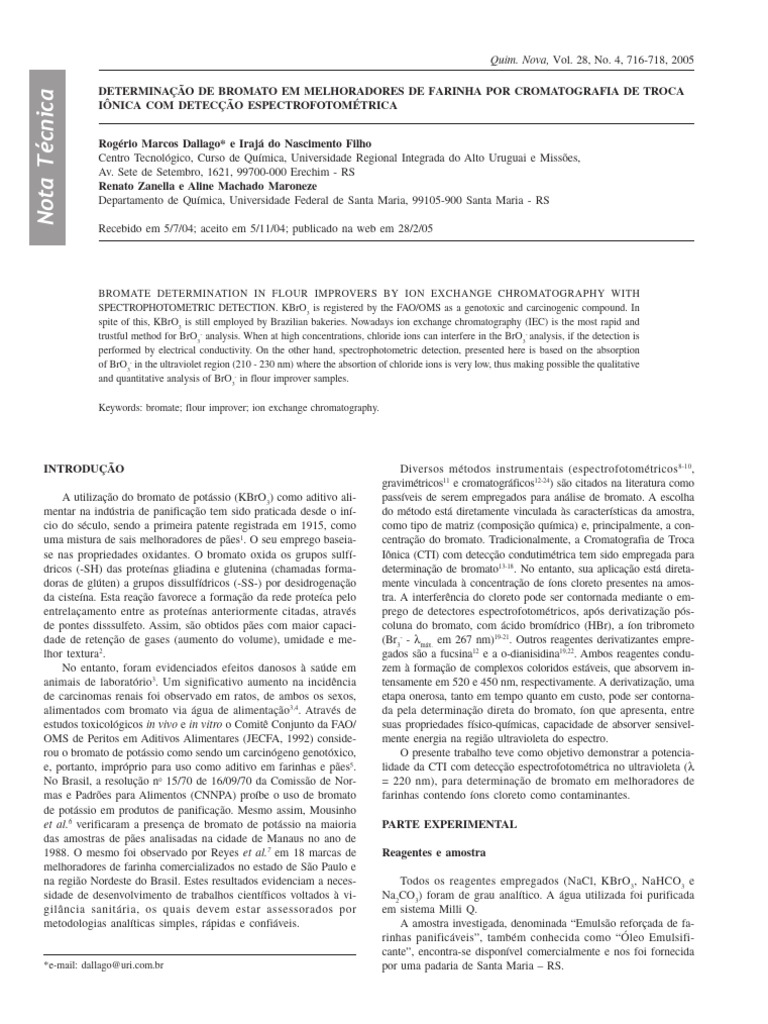 Bromatometria 2 PDF Proteínas Glúten