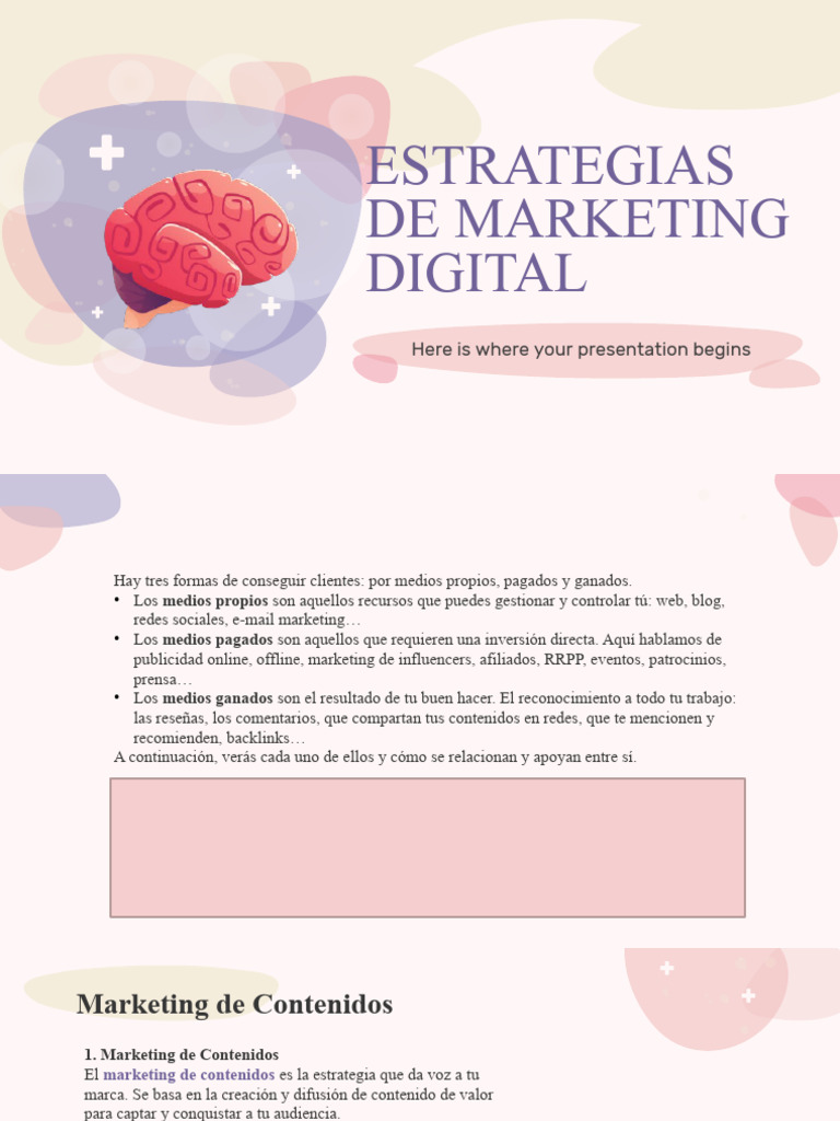 Estrategias de Marketing Digital | PDF | Crecimiento personal y ...