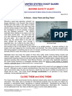 Marine Safety Alert-Watertight Doors