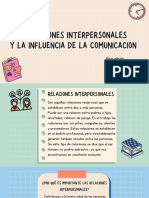 Trabajo de Etica - Relaciones Interpernosales y Influencia de La Comunicacion