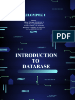 Introduction To Database