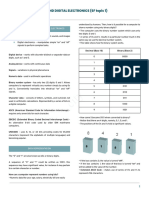 Living in The It Era: Data Representation and Digital Electronics