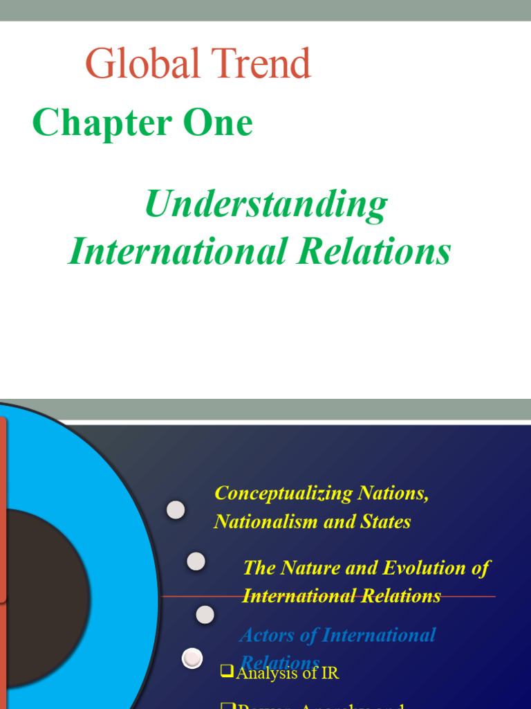 Global Trends in International Relations | PDF | International ...