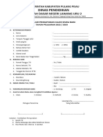 Formulir Pendaftaraan SDN Lawang Uru 2