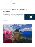 Article The World's Plastic Pollution Crisis