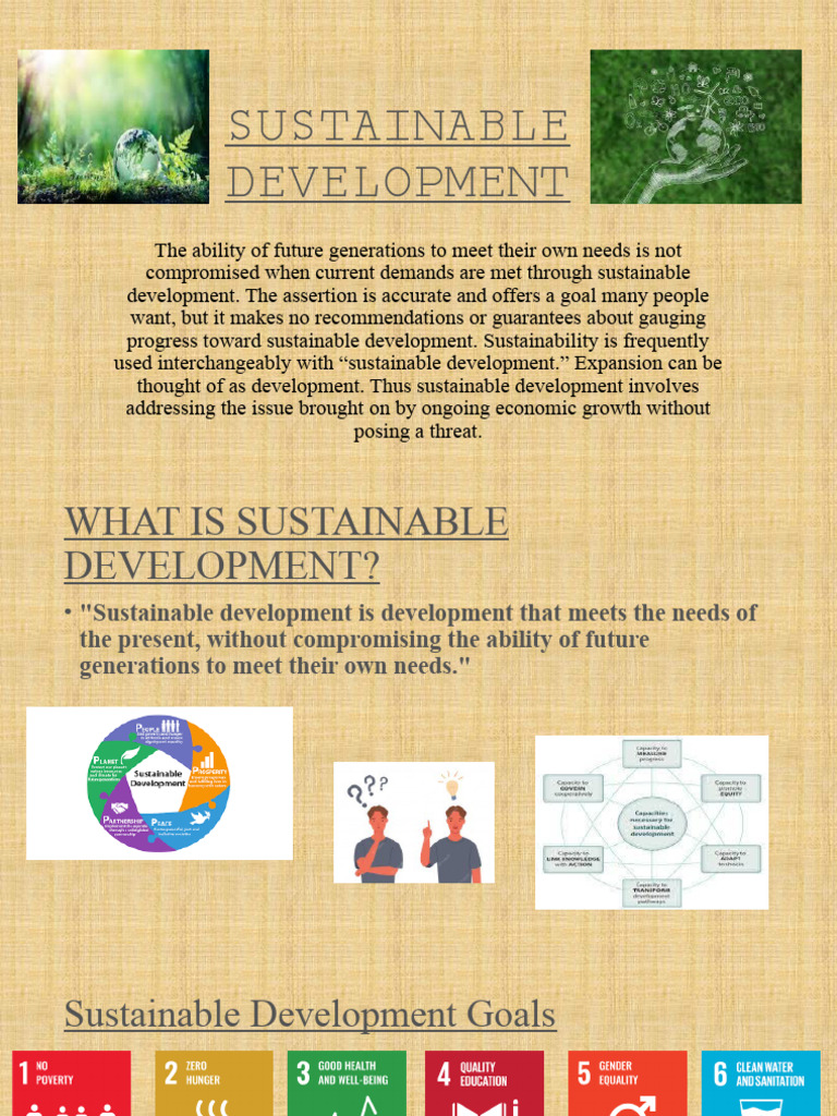 Sustainable Development | PDF | Sustainability | Energy Development