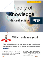 TOK Theory of Knowledge - Natural Sciences