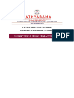 Vehicle Design and Characteristics (Sathybama)