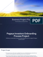 Business Project Plan - Pagaya CRO