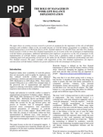Download The Role of Mangers in Work Life Balance by farhanyousaf SN6911991 doc pdf