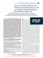 Detailed Study On The Role of Nature and Distribution of Pinholes and Oxide Layer On The Performance of Tunnel Oxide Passivated Contact TOPCon Solar Cell