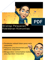 Strategi Pelayanan Kebidanan Komunitas