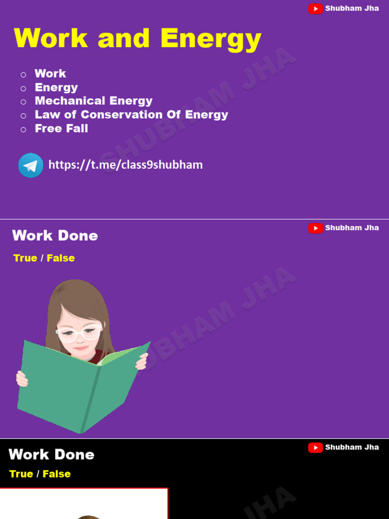 Class 9 Science Chapter 10 Work And Energy Notes In Hindi