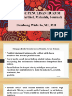 Metode Penulisan Hukum 2023 Ok Pertemuan 8 Dan 9