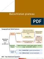 Geography HW Balochisan Plateau