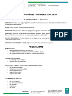 Programme Sage Gestion de Production