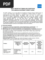 American Express Fees and Charges Overview | PDF | Credit Card | Fee