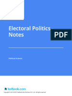 Electoral Politics - Notes